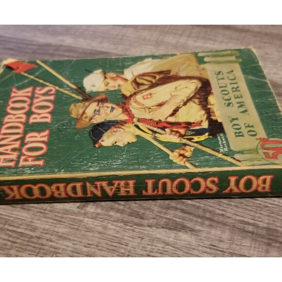 vintage boy scouts revised handbook for boys 1st edition 36th printing 1943 - Picture 3 of 12